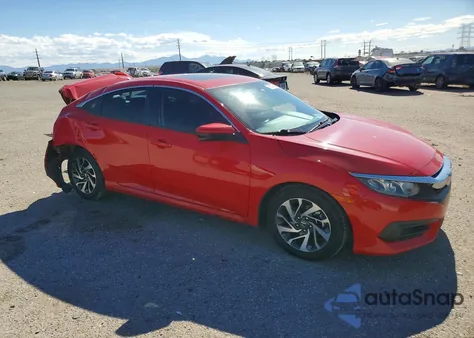 2016 Honda Civic Ex z USA, uszkodzony, nr VIN 2HGFC2F74GH548317